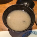 天ぷら新宿つな八 - 味噌汁