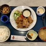 馳走かかしや - チキン南蛮膳(900円)