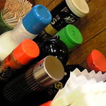 おおむら亭 - 無料のサービス調味料。