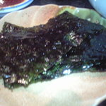焼肉かんだや - ユッケ付属の韓国海苔