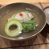 吉星 - 鱧の葛叩き椀物