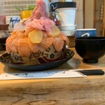 竹寿司 - 紅白丼（2倍）　2,800円