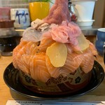 Takezushi - 紅白丼（2倍）　2,800円