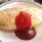 あほだら亭 - パンパンのオムライス