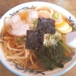 味の清ちゃん - 「昔ラーメン(醤油)」
            醤油の持つ大豆の旨味が味わえる、まさに昔風の懐かしラーメン。