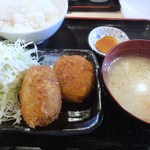 Sumiyaki Wagaya - 手造りコロッケ定食