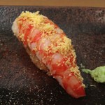 すし匠 - 巻海老黄身酢朧和え