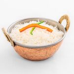 Basmati rice (long grain rice) or Japanese rice