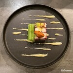 カーサ・デル・チーボ - 水蛸のソプレサータにミズのマリネ添え