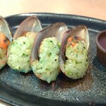 Saizeriya - ムール貝のガーリック焼き