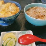 松里家 - かつ丼セット1150円