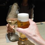 新宿 和食 緒乃 - まずは…久しぶりの乾~杯♪