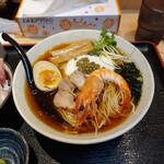 幸屋きよまる - 実山椒香るとろろ冷製中華そば950円