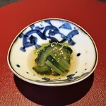 Isshin Kaneko - 小鉢（ゴーヤと小松菜のお浸し）