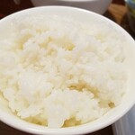 キッチン ブルー グローブ - ご飯大盛りのアップ