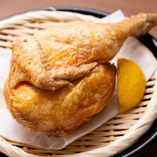 Specialty! ``Fried chicken'' hand-prepared in-house