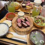 新宿焼肉 牛たんの檸檬 - 名物「極み」厚切り牛たん焼定食 2900円(税込)