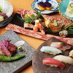 Tedukuri Washoku Tsugumi - コース　季節の素材をいかした料理と旬の握り寿司