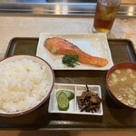 Tsukubaya - 塩さけ定食　　　　1,090
                      ※ライス大盛りは100円増し