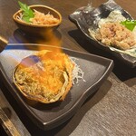 Yonjuunanatodoufukenno Nihonshu Seizoroi Fujikishouten - カニ味噌甲羅焼き