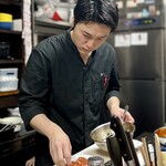 焼肉幸泉 - タレ突入