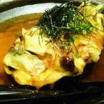 神戸牛炉窯焼ステーキ 雪月風花 北野坂 - 神戸牛すじ煮込み　米茄子の生湯葉チーズ焼き