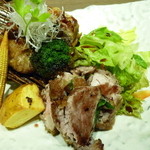 神戸牛炉窯焼ステーキ 雪月風花 北野坂 - 鮪と豚肉のサルティンボッカ