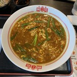 辛麺屋 桝元 - カレー辛麺(1辛・サイズレギュラー)¥1150
            ※こんにゃく麺(韓国麺)選択