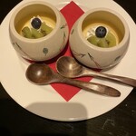 別邸KURO - うみたて卵の自家製プリン　生クリーム添え