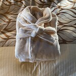 別邸KURO - 一応バスローブも有るには有ったが、まるで真冬に着るような分厚さで、放置プレーということに