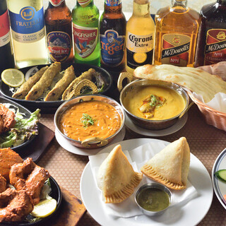 2-hour all-you-can-eat and drink course♪ Luxurious authentic Indian and Nepalese Cuisine