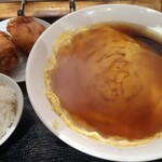 中華料理 美味館 - 満腹セットの天津麺850円