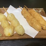 ゆるり - うずら揚げ　串カツ