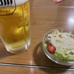 宮崎地鶏 ひなた - セットのミニサラダ
