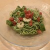 イタリアンダイニングDONA - ランチセットのパスタ〔えびとアボガドの冷製ジェノベーゼ〕