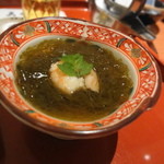 天七 - 出汁のきいたモズク酢でした