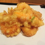 天七 - 最後の食事は、かき上げにしてもらいました。どんぶりorかき上げ茶漬けにもできます