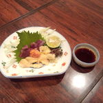Kisetsu Ryouri Ippuku - スッポンの身と油の刺身・卵を添えて