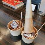 Shisuta Pama - ソフトクリーム＋チョコソース＆削りチョコ