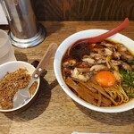 中華そば いまい - そぼろご飯(小)セット