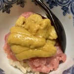 新宿 鮨 つむぎ - ミニ雲丹丼