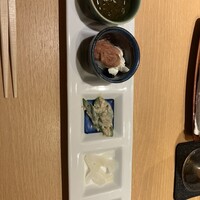 新宿 鮨 つむぎ - 前菜盛り合わせ