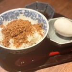 玉子かけごはん～自家製おかかのせ～