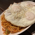 せいじ - ナポリタンに目玉焼きを追加注文