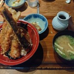 米福酒場 - 煮穴子天丼