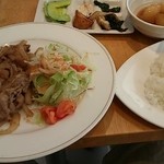樹の香 JEU AU CAFE - 「豚肉のしょうが焼き」ランチ 780円