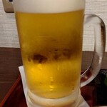 大谷田温泉 明神の湯 - 生ビール＼(^o^)／