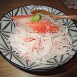 寿司 牡蠣 新宿スシエビス - ほぼかにサラダ