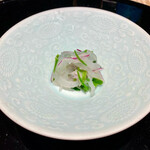 膳処末富 - 白えび セビーチェ