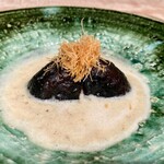 膳処末富 - マッシュルーム 薪焼き 茸と日日の酒粕ソース